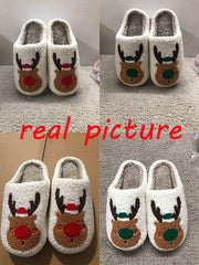 Merry Christmas - Moose Slippers