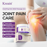 Kreain 5 Rapid Relief Therapy Gel – Soothes knees, lumbar, neck, hands, and feet; contains boswellia, glucosamine, and collagen