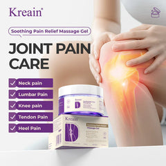 Kreain 5 Rapid Relief Therapy Gel – Soothes knees, lumbar, neck, hands, and feet; contains boswellia, glucosamine, and collagen