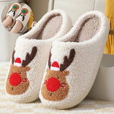 Merry Christmas - Moose Slippers
