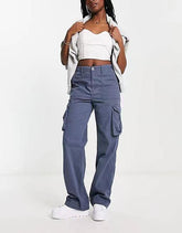 Adjustable Straight Fit Cargo Pants