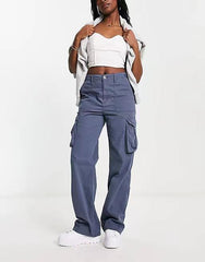 Adjustable Straight Fit Cargo Pants